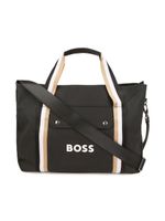 BOSS Kidswear sac à langer à logo embossé - Noir