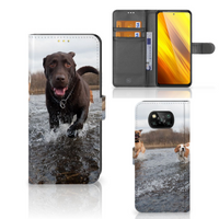Xiaomi Poco X3 | Poco X3 Pro Telefoonhoesje met Pasjes Honden Labrador - thumbnail