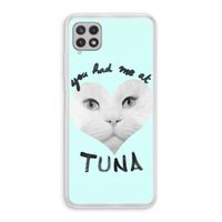 You had me at tuna: Samsung Galaxy A22 4G Transparant Hoesje You had me at tuna: Samsung Galaxy A22 4G Transparant Hoesje