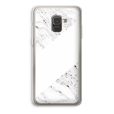 Biggest stripe: Samsung Galaxy A8 (2018) Transparant Hoesje