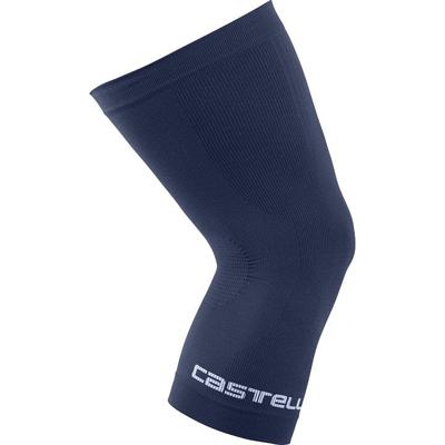 Castelli Pro seamless knie warmers blauw