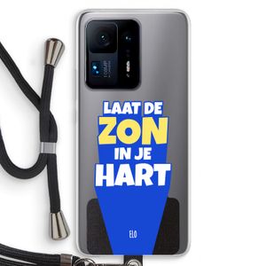 Laat de zon in je hart: Xiaomi Mi Mix 4 Transparant Hoesje met koord