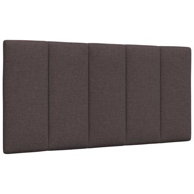 Hoofdbordkussen "Hanko" 100 cm stof donkerbruin