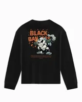 Black Bananas Explode Longsleeve Kids Zwart - Maat 140 - Kleur: Zwart | Soccerfanshop