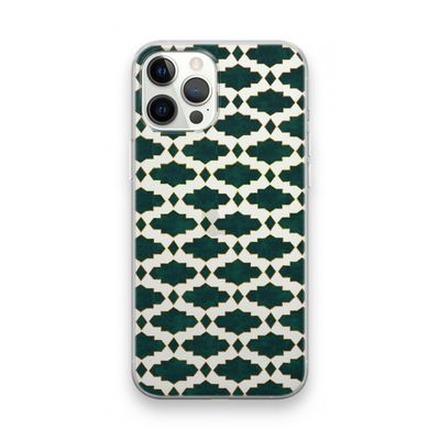 Moroccan tiles: iPhone 12 Pro Max Transparant Hoesje