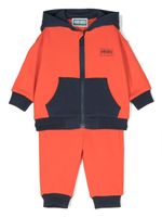 Kenzo Kids survêtement à design colour block - Orange