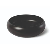 Waskom Luca Sanitair Ceramics Rond 41,5x41,5x12 Keramiek Mat Zwart Luca Sanitair