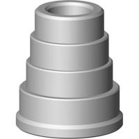 Cycplus getapered bus voor 11/8" / 1" balhoofdcuppers 720955