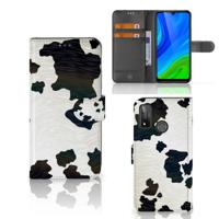 Huawei P Smart 2020 | Telefoonhoesje | Met pasjeshouder | Koeienvlekken