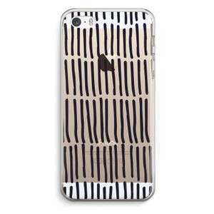 Moroccan stripes: iPhone 5 / 5S / SE Transparant Hoesje