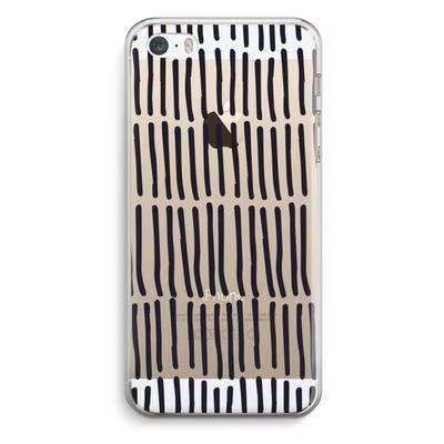 Moroccan stripes: iPhone 5 / 5S / SE Transparant Hoesje