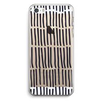 Moroccan stripes: iPhone 5 / 5S / SE Transparant Hoesje