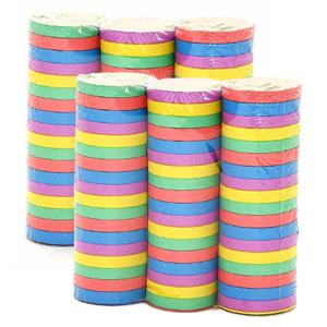 Serpentines - 6x rollen - gekleurd - papier - feestartikelen