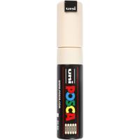Uni-Posca Posca marker, afm pc-8k, lijndikte 8 mm, breed, beige, 1 stuk