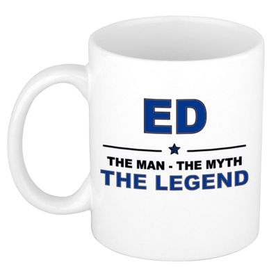 Ed The man, The myth the legend collega kado mokken/bekers 300 ml