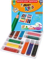 Kleurpotloden Bic Kids Evolution Triangle Schoolbox 144 stuks assorti - thumbnail