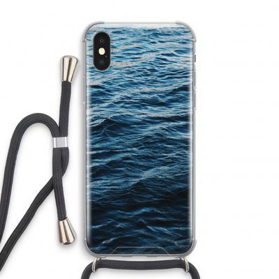 Oceaan: iPhone XS Transparant Hoesje met koord