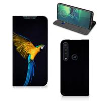 Motorola G8 Plus | Hoesje maken | Papegaai