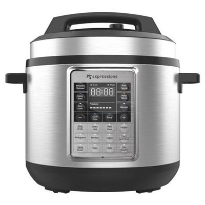 Espressions EP6000 Smart Pressure Cooker 5.7L RVS/Zwart