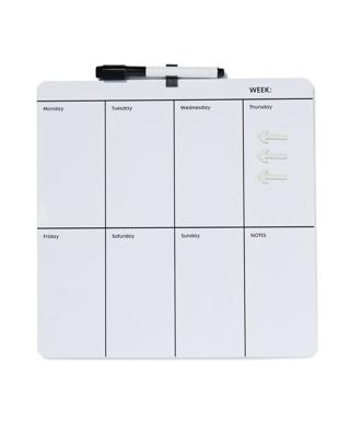 HEMA Whiteboard 30x30 Weekplanner
