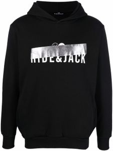 Hide&Jack hoodie à logo imprimé - Noir