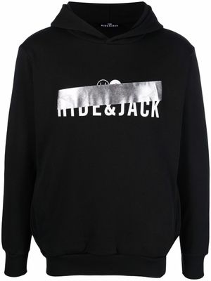 Hide&Jack hoodie à logo imprimé - Noir