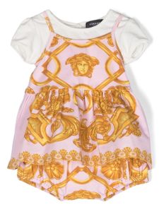 Versace Kids robe-short à imprimé baroque - Rose