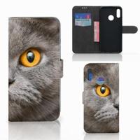 Telefoonhoesje | Met pasjeshouder | Honor 10 Lite Britse Korthaar