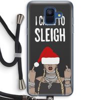 Came To Sleigh: Samsung Galaxy A6 (2018) Transparant Hoesje met koord