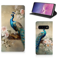 Hoesje maken voor Samsung Galaxy S10 Vintage Pauwen - thumbnail