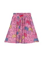 Marc Jacobs Kids jupe à motif monogrammé - Rose