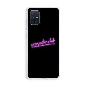 Vice Black: Galaxy A71 Transparant Hoesje