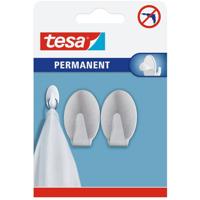 tesa tesa® permanente haak ovaal - metaal Inhoud: 1 stuk(s)