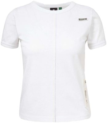 Top stitching slim tee
