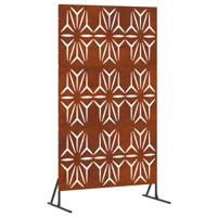 VidaXL Privacyscherm grijs 100 x 50 x 180 cm cortenstaal