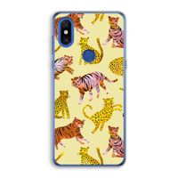 Cute Tigers and Leopards: Xiaomi Mi Mix 3 Transparant Hoesje
