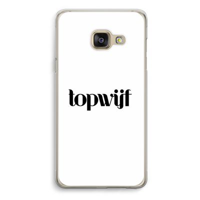 Topwijf Wit: Samsung A3 (2017) Transparant Hoesje