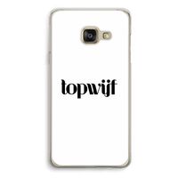 Topwijf Wit: Samsung A3 (2017) Transparant Hoesje