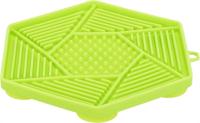 Trixie lick&apos;n&apos;snack mat met zuignappen siliconen groen