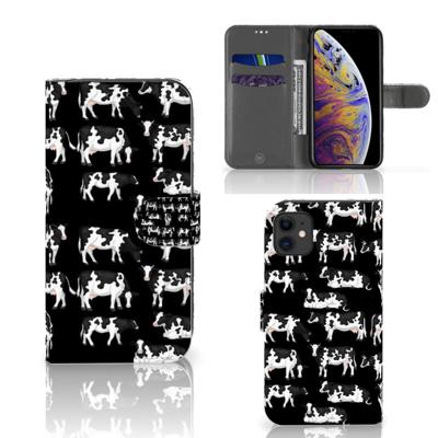 Apple iPhone 11 | Telefoonhoesje | Met pasjeshouder | Koetjes
