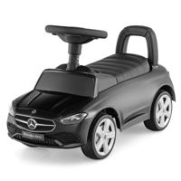 Mercedes-Benz Glijauto Glijvoertuig met Opbergruimte Onder de Zitting Schuifwagen met Claxon en Motorgeluid Zwart / Roze / Wit