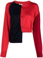 Ports 1961 cardigan asymétrique à col v - Rouge