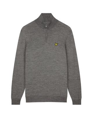 Lyle and Scott Golf Core 1/4 Zip Merino Mix Trui Heren XL