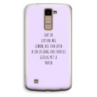 GSM: LG K10 (2016) Transparant Hoesje