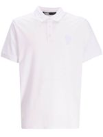 Karl Lagerfeld polo en coton à logo brodé - Blanc