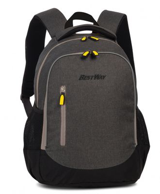 Bestway rugzak Airvent 16 liter 600 D polyester grijs/zwart