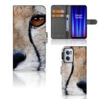 OnePlus Nord CE 2 | Telefoonhoesje | Met pasjeshouder | Cheetah