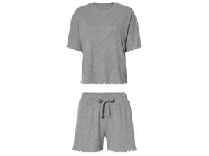 esmara Dames-pyjama met short (M (40/42), Navy chambray)