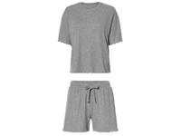 esmara Dames-pyjama met short (M (40/42), Grijs)