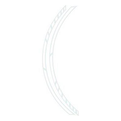 Tape voor wielen Foliatec Wit